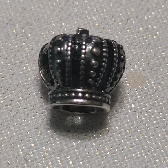 ʕ·ᴥ·ʔ Authentic Pandora Silver Royal Crown Charm #790930 - Picture 2 of 3